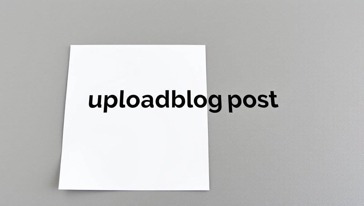 uploadblog post